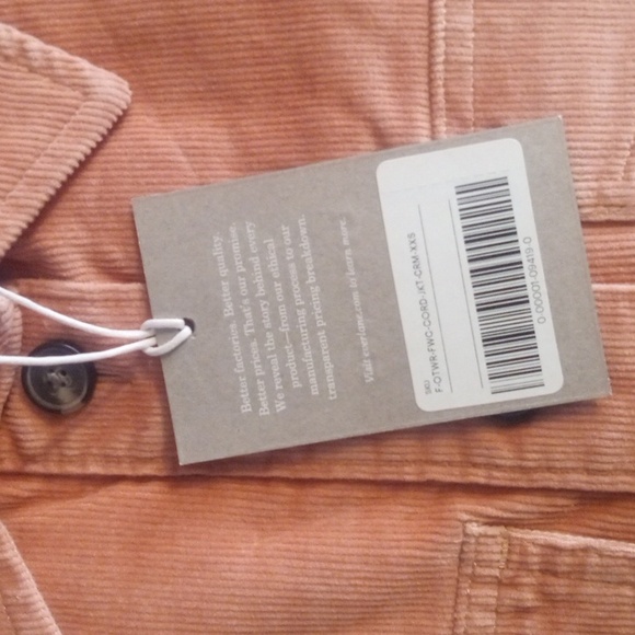NWT Corduroy Jacket - Picture 4 of 5
